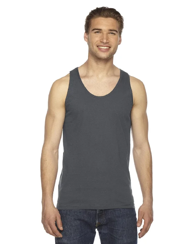 American Apparel Unisex Fine Jersey Tank | Asphalt