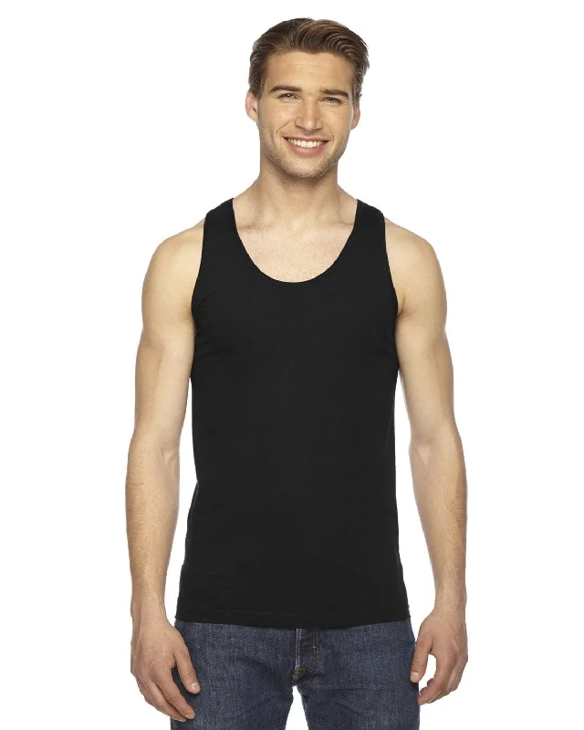 American Apparel Unisex Fine Jersey Tank | Black