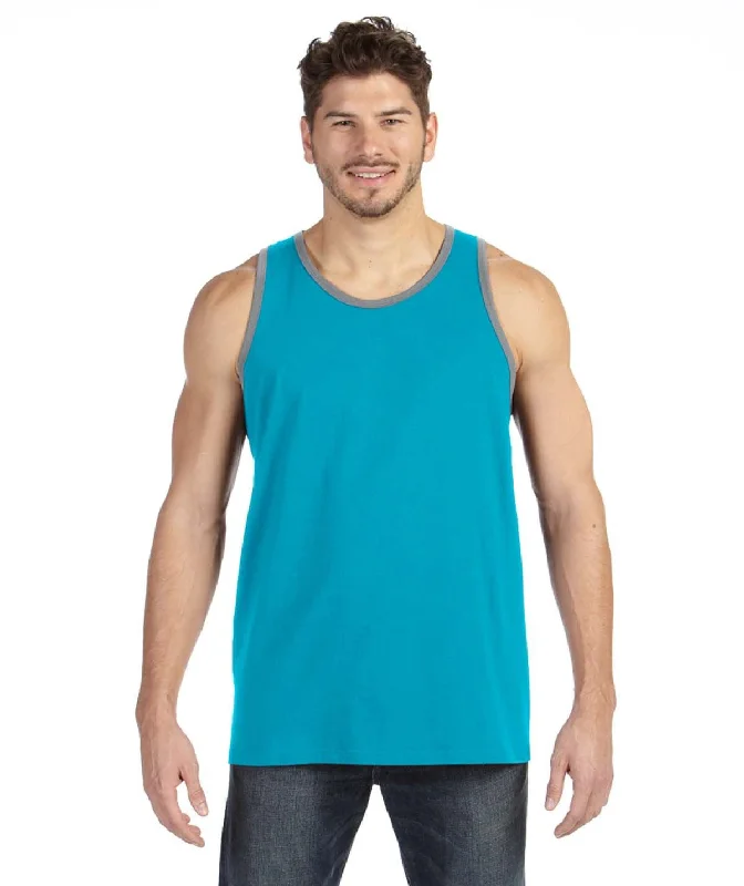 Anvil Lightweight Tank | Carib Bl/ Ht Gry