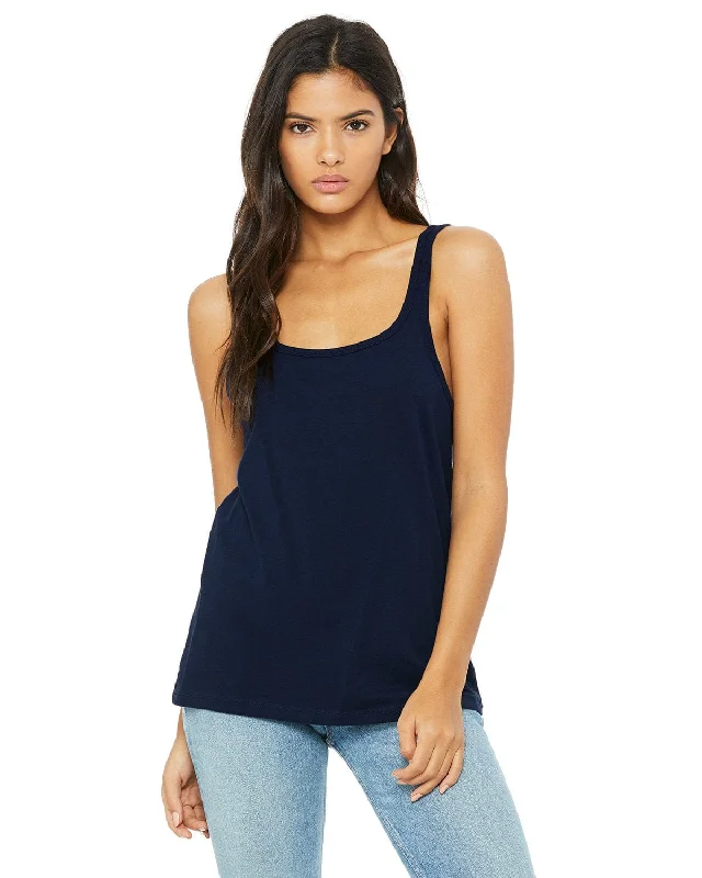 Bella+Canvas Ladies Relaxed Jersey Tank | Navy