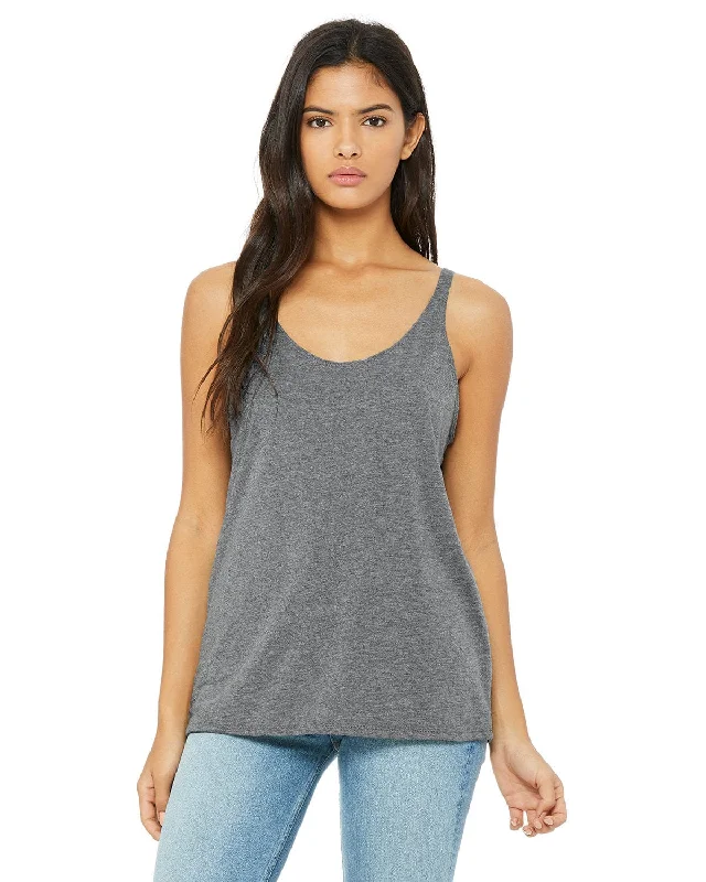 Bella+Canvas Ladies Slouchy Tank | Grey Triblend