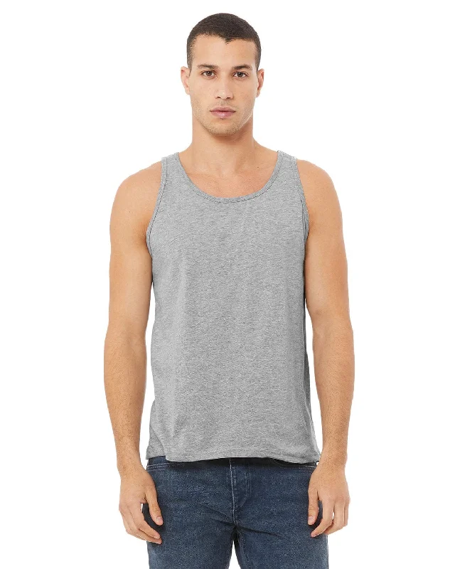 Bella+Canvas Unisex Jersey Tank | Athletic Heather