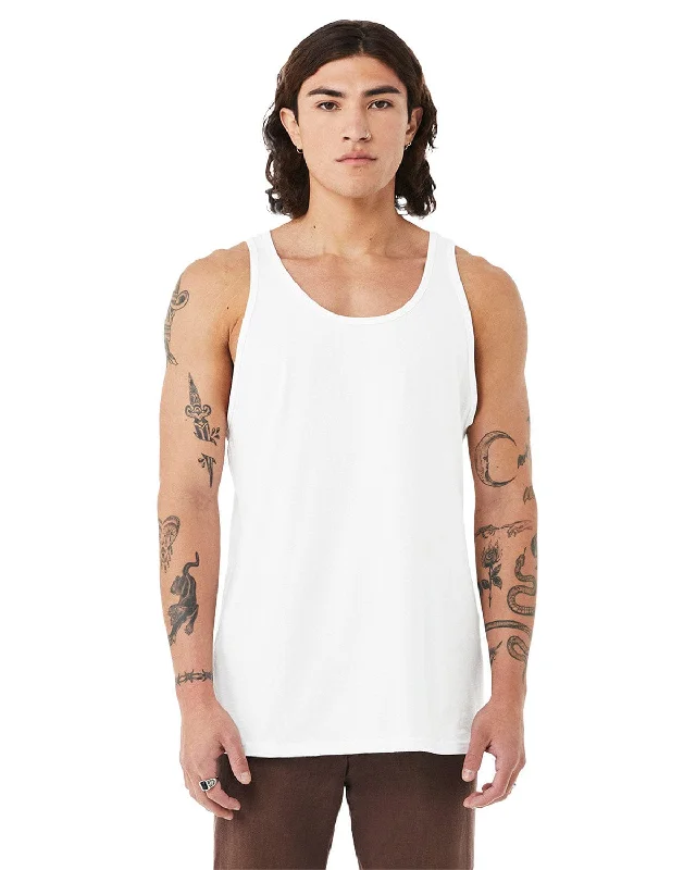 Bella+Canvas Unisex Triblend Tank | Solid Wht Trblnd