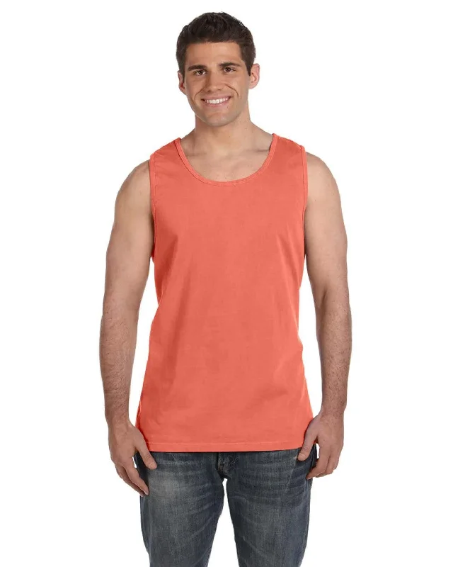 Comfort Colors Garment-Dyed Tank | Bright Salmon