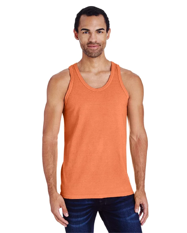 ComfortWash by Hanes Unisex 100% Ringspun Cotton Tank | Horizon Orange