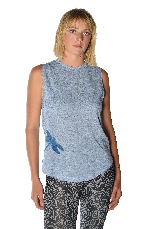 Dragonfly boyfriend tank