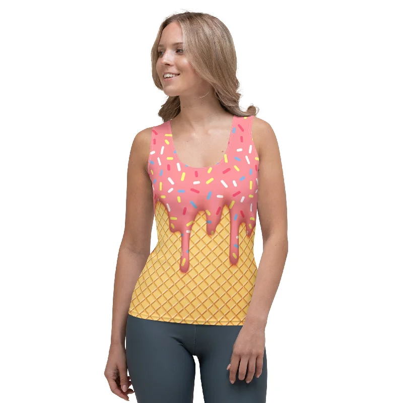 Dripping Ice Cream Tank Top