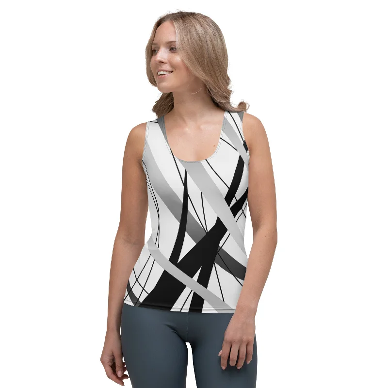 Geometric Lines Tank Top