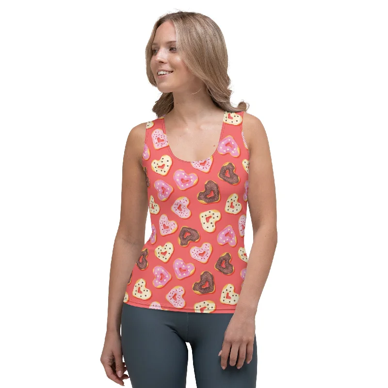 Heart Doughnuts Tank Top