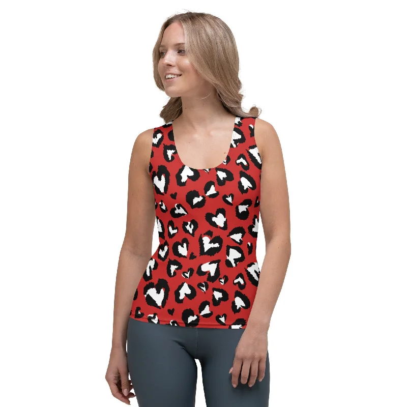 Leopard Hearts Tank Top