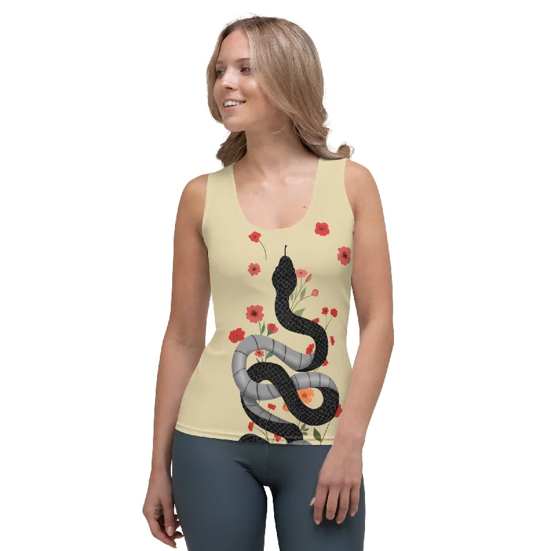 Midnight Serpent Tank Top