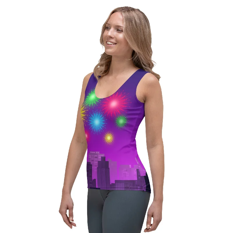 New Year City Tank Top