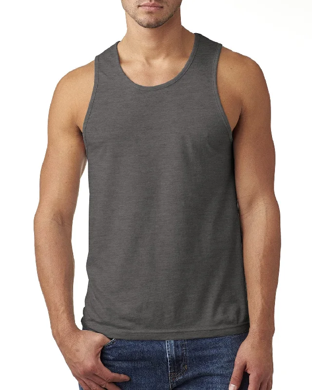 Next Level Mens CVC Tank | Dark Hthr Gray