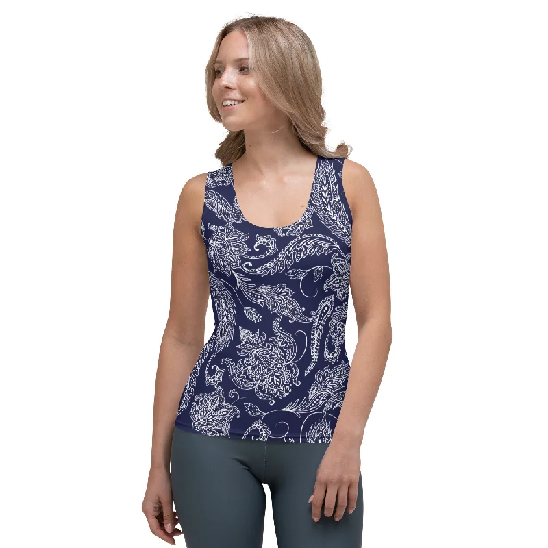 Paisley Floral Tank Top