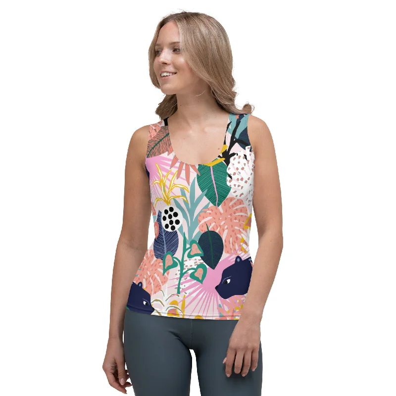 Pastel Tropical Tank Top