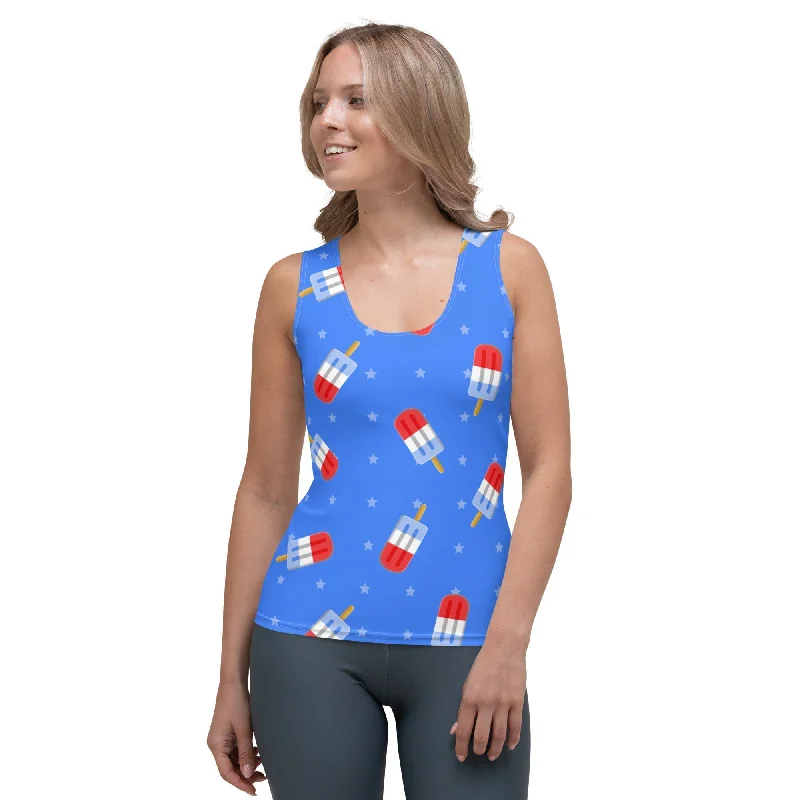 Popsicle Pattern Tank Top