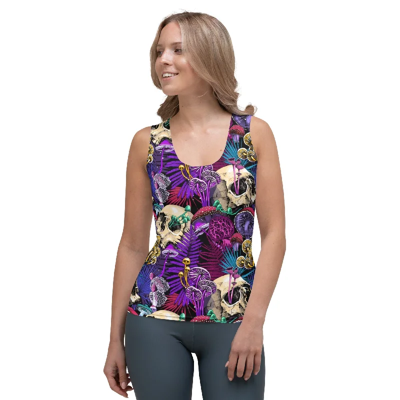 Psychedelic Skulls Tank Top