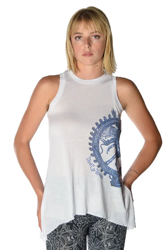 Sharkbite sleeveless Tunic With Siva Natarajasana