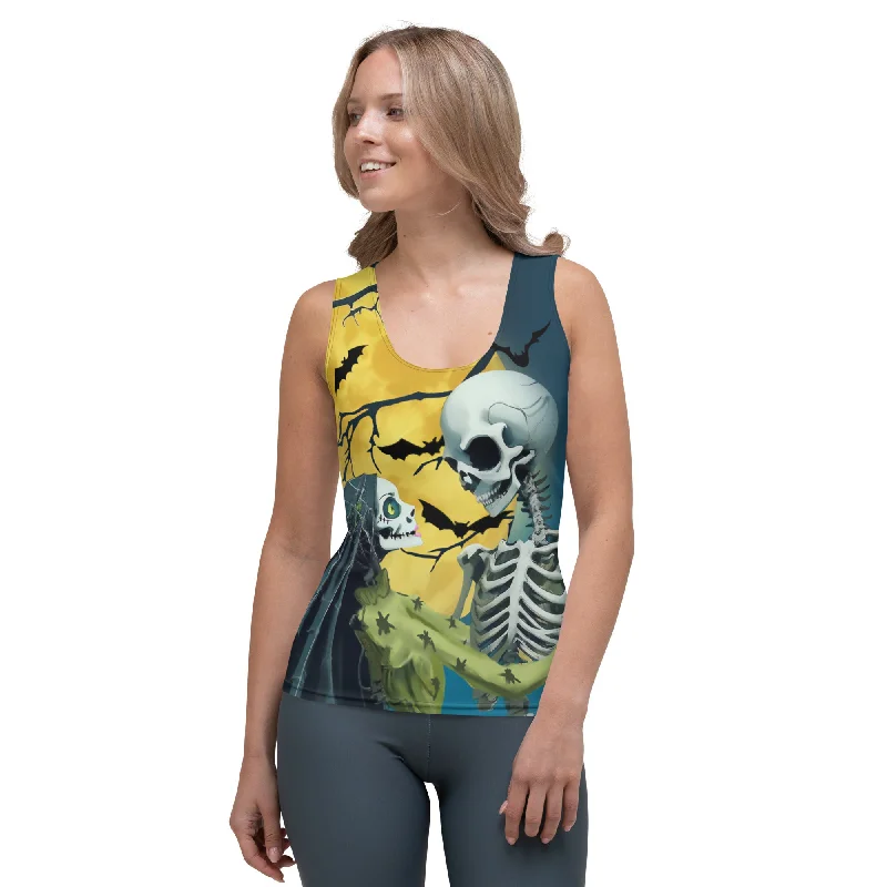 Skeleton and Zombie Tank Top