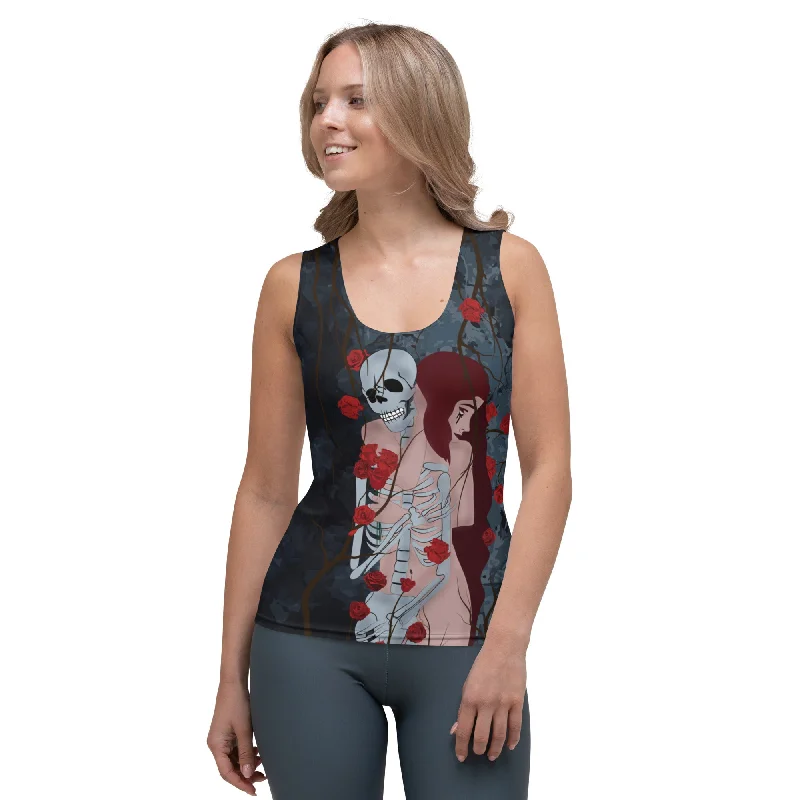 Skeleton & Woman Tank Top