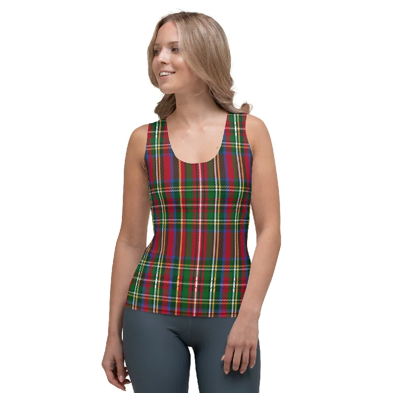 Tartan Christmas Tank Top