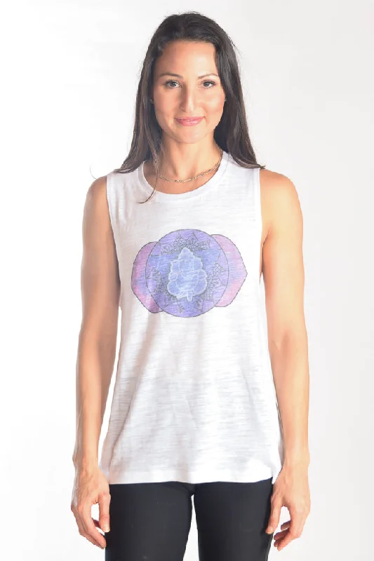 Third Eye Chakra on Boyfriend Tank