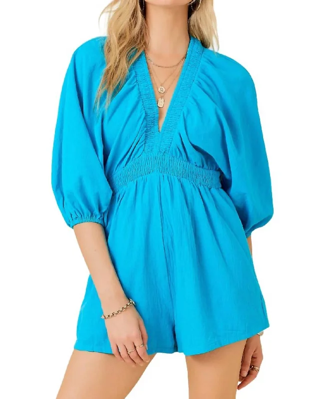 Island Breeze Blueberry Pie Romper