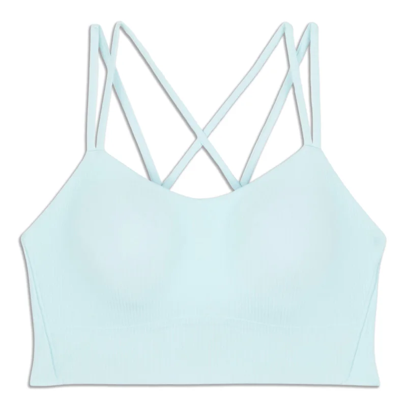 Like A Cloud Ribbed Longline Bra - Resale