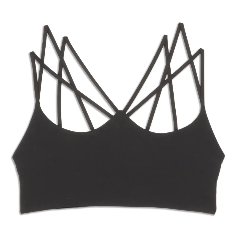 Ribbed Strappy Yoga Bra - Resale