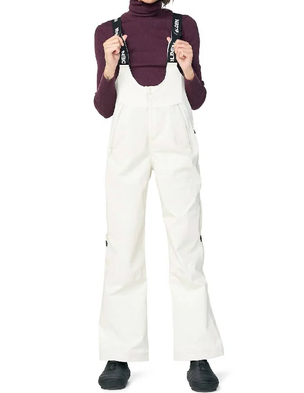 Sadie Bib Pant In Pearl