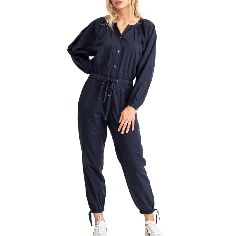 Savannah Jumpsuit In Indigo