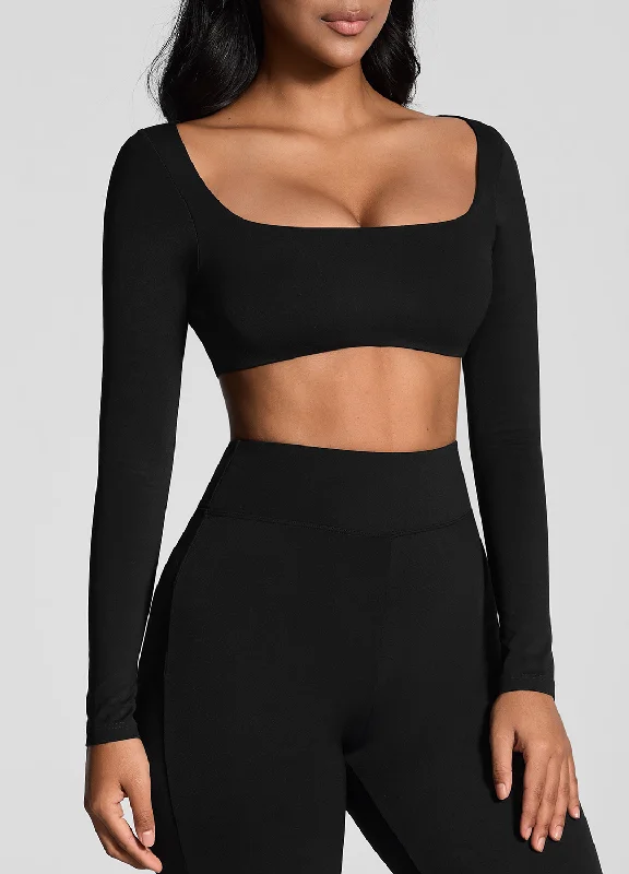 Square Neck Crop Top