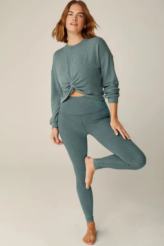 Turn Inward Front Twist Pullover - Storm