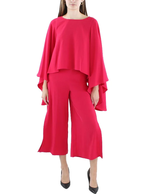 Womens 2 PC Kimono Sleeve Jumpsuit