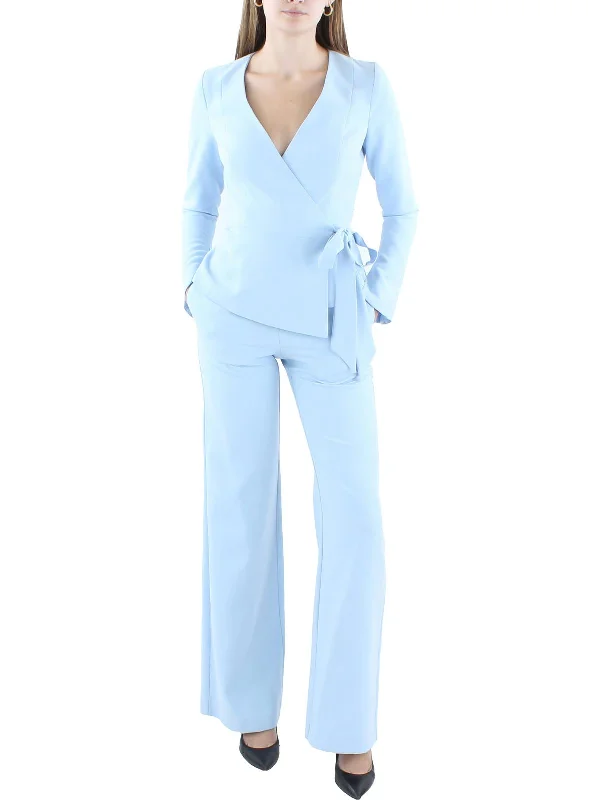 Womens 2 PC Long Sleeve Jumpsuit