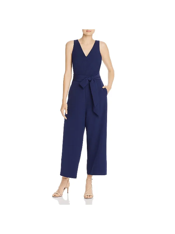 Womens Office V Neck Jumpsuit