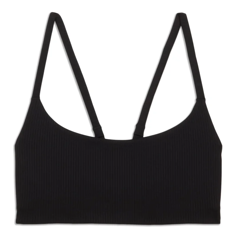 Wunder Train Strappy Racer Bra Ribbed - Resale