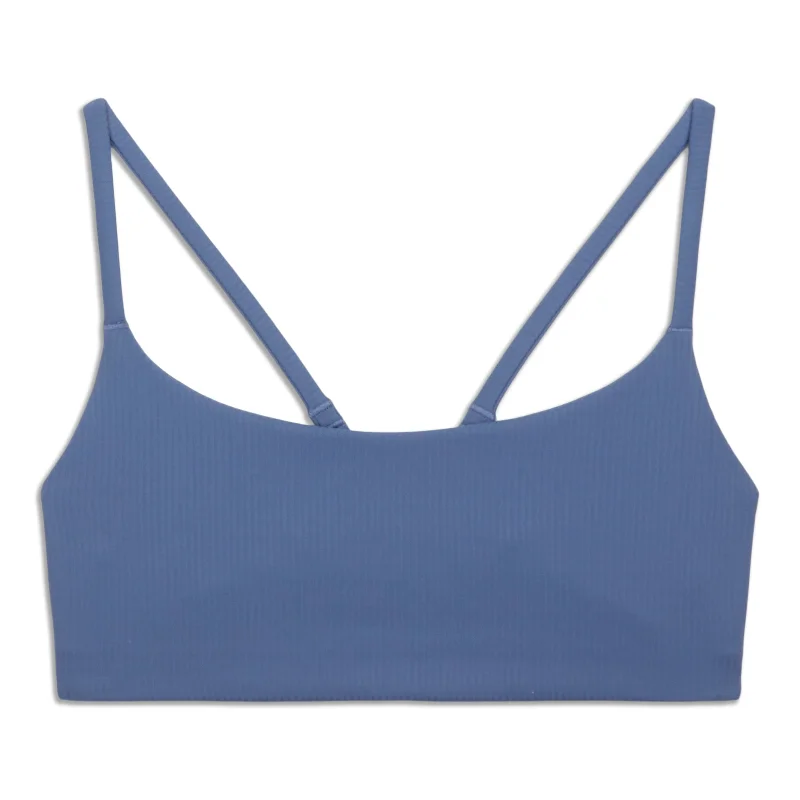 Wunder Train Strappy Racer Bra Ribbed - Resale