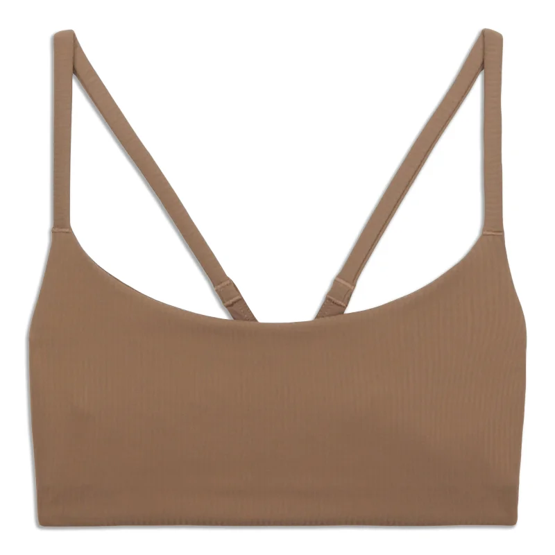 Wunder Train Strappy Racer Bra Ribbed - Resale