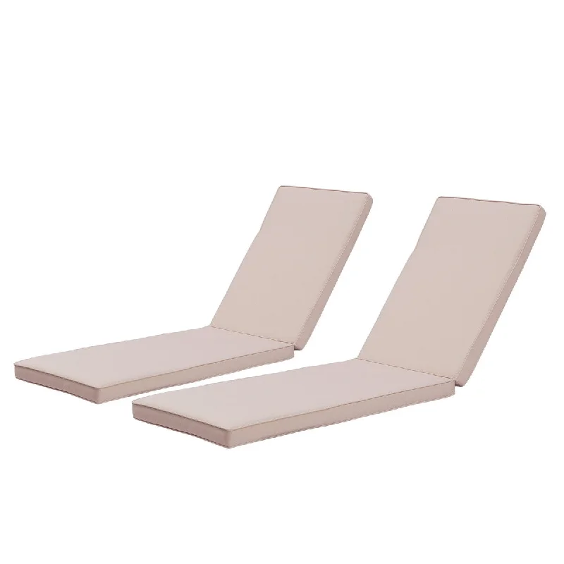 2pcs Outdoor Replacement Lounge Chair Cushion Set, Seat Cushion