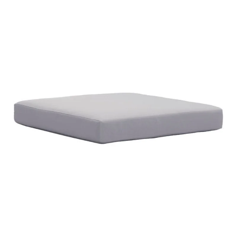 30.3" X 30.3" X 3.9" Light Gray Cushion Beach Seat