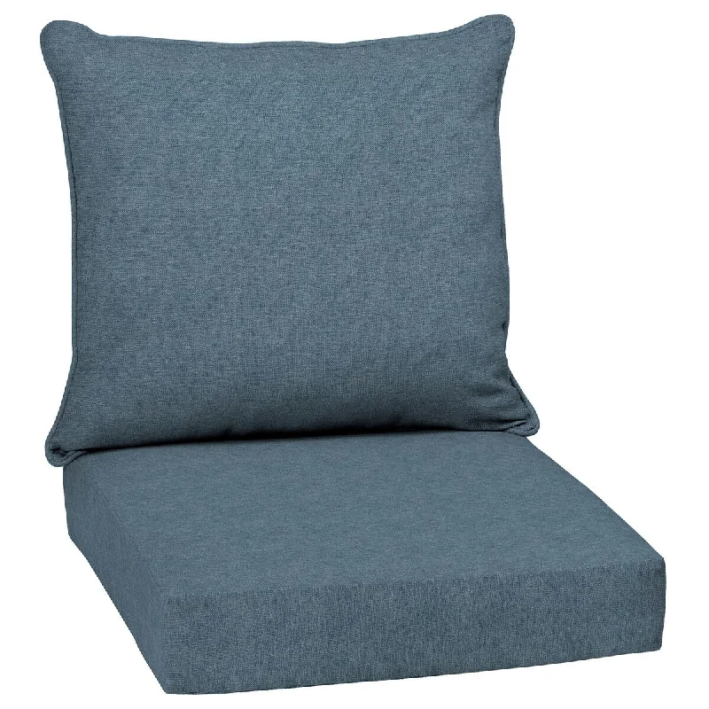 Arden Selections denim alair Outdoor Deep Seat Cushion Set - 24 W x 24 D in.