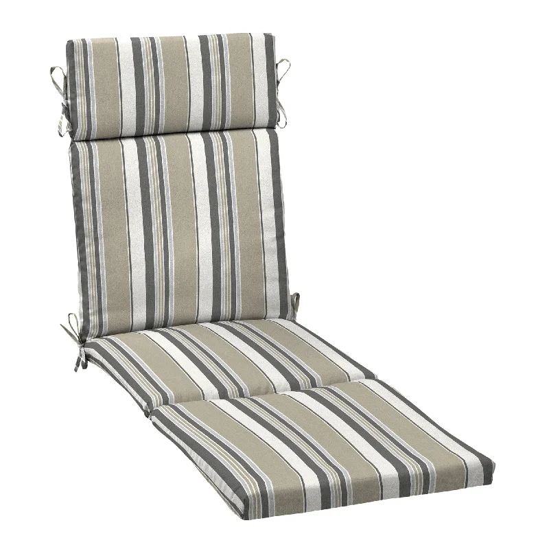 Taupe Grey Boardwalk Stripe