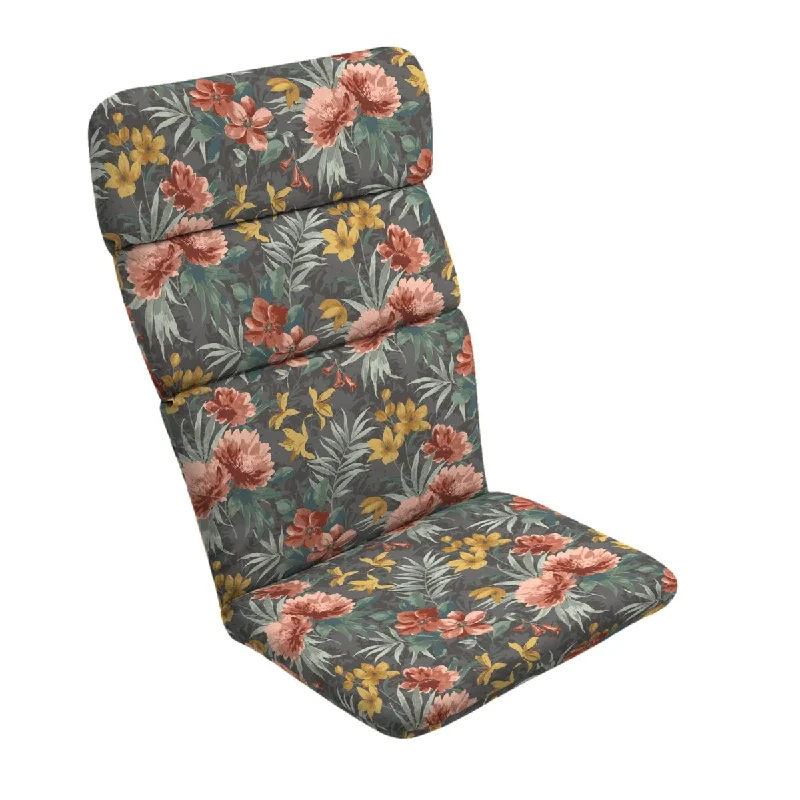 Arden Selections Phoebe Floral Outdoor Adirondack Chair Cushion - 45.5 in L x 20 in W x 2.25 in H