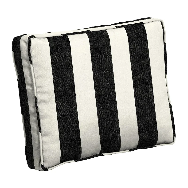 Onyx Black Cabana Stripe