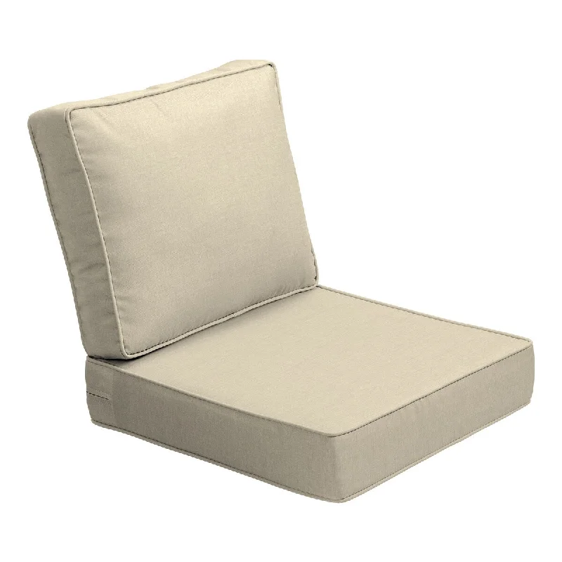 Arden Selections ProFoam 24 x 24 in Outdoor Plush Deep Seat Set