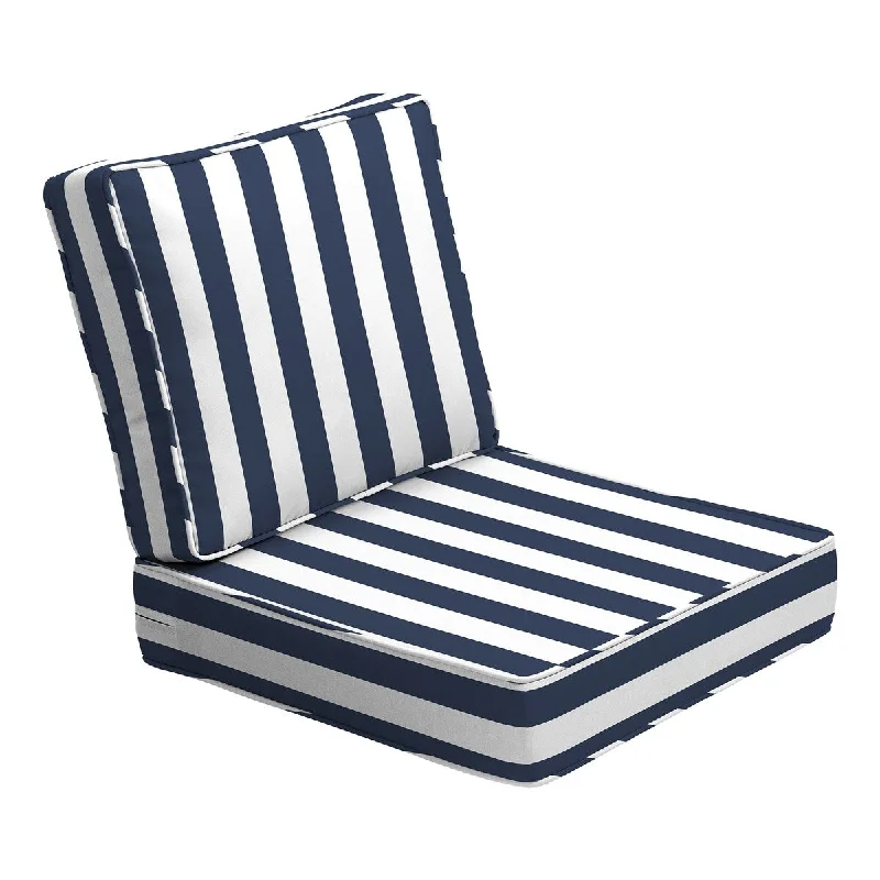 Sapphire Blue Cabana Stripe