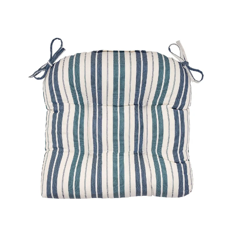 Haven Way Striped Tufted Chair Cushion Set