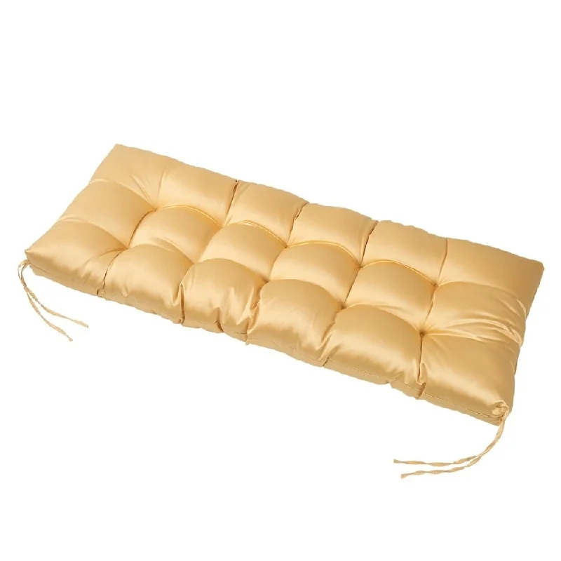 LNC Tufted Indoor Seat Cushions Chair Cushion Bench Cushion Yellow