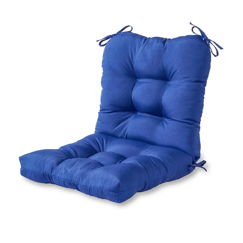 Outdoor Reversible Tufted Chair Cushion